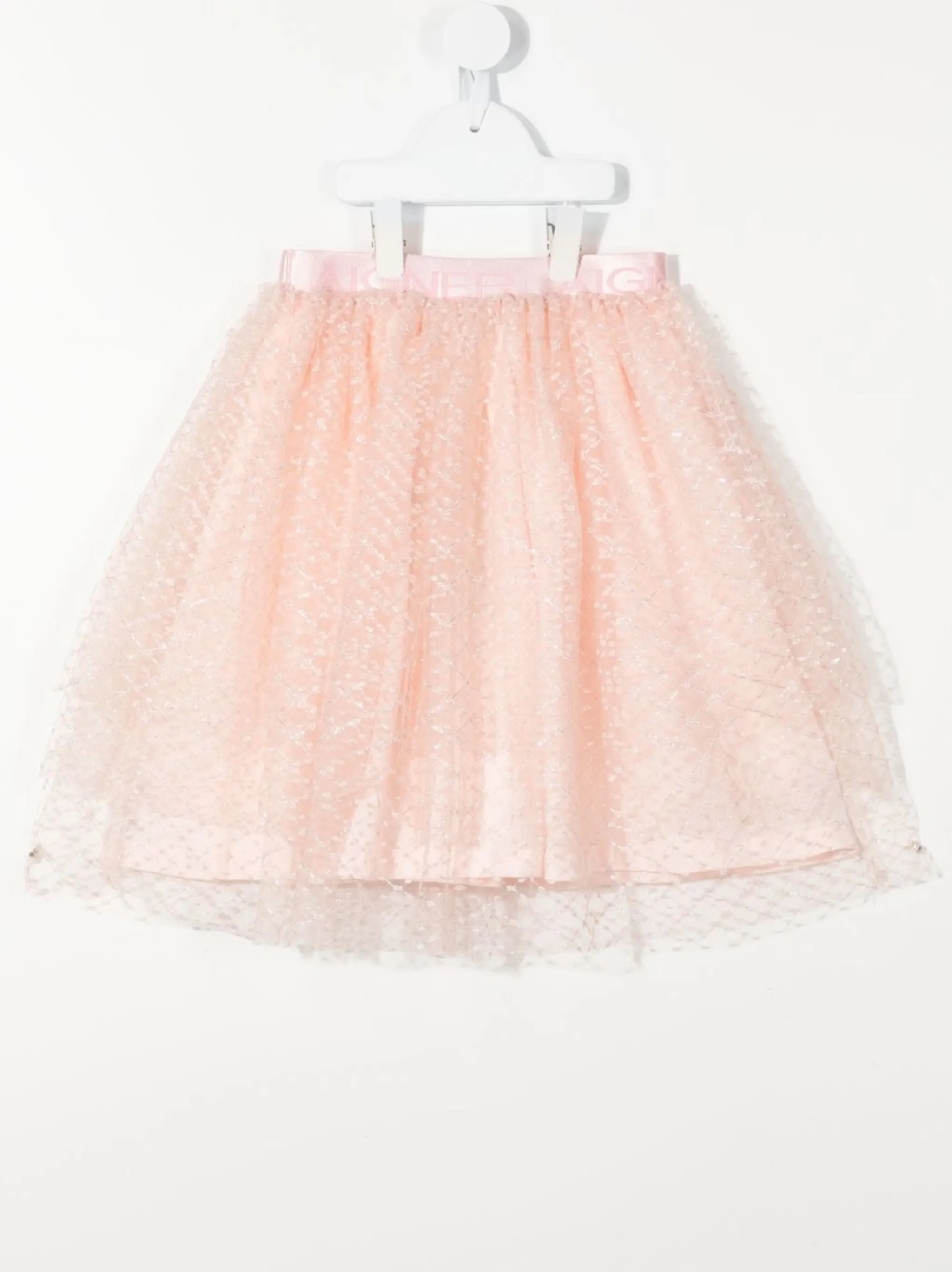 Пышная юбка с узором Aigner Kids, розовый — фото 2