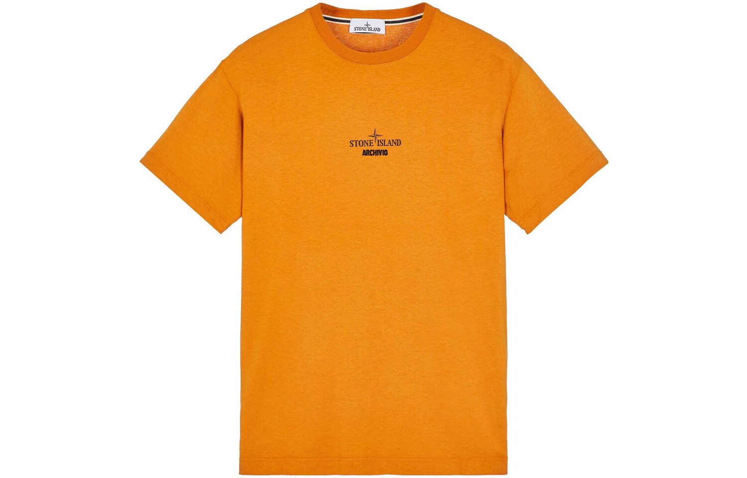 

Футболка мужская оранжевая Stone Island, оранжевый