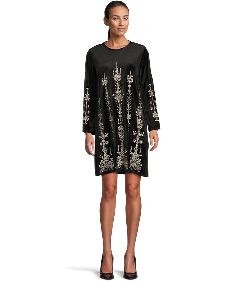 

Женское платье Johnny Was Bounce Velour с рукавом кимоно Marik, Black