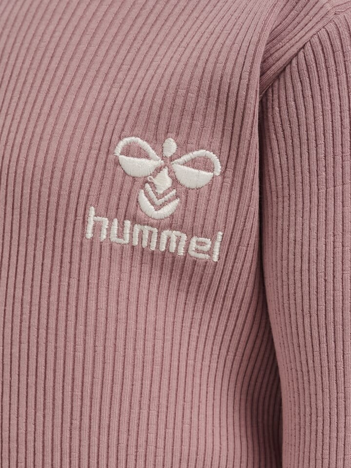 Футболка Hummel T-Shirt L/S Hmlsami Mädchen, цвет WOODROSE — фото 3