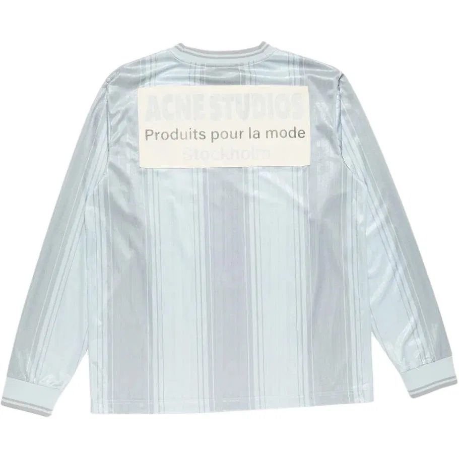 Футболка мужская серая crew neck Acne Studios, Gray — фото 3