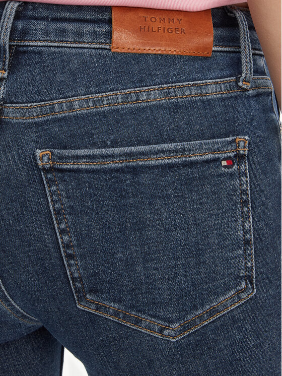 Обтягивающие джинсы Como WW0WW45673 Tommy Hilfiger, синий — фото 4