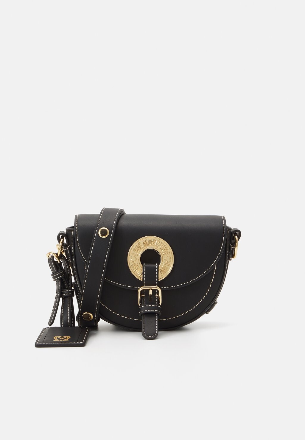 

Большая сумка LOGO EYELETS Love Moschino, черный