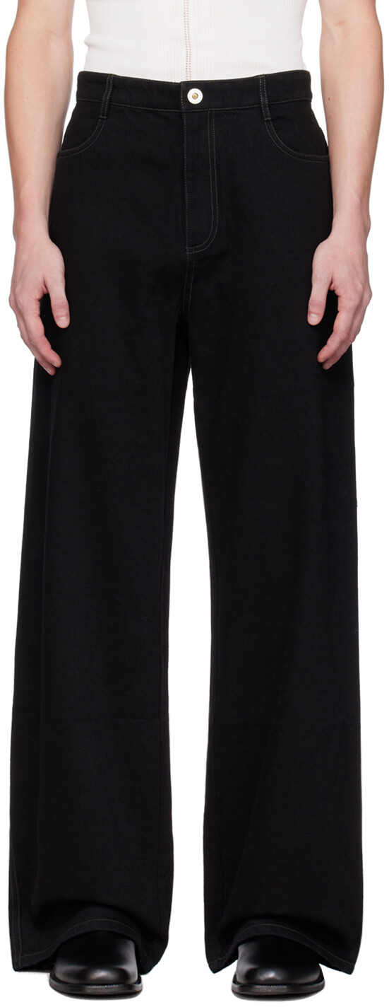 

Черные классические джинсы из денима Dion Lee