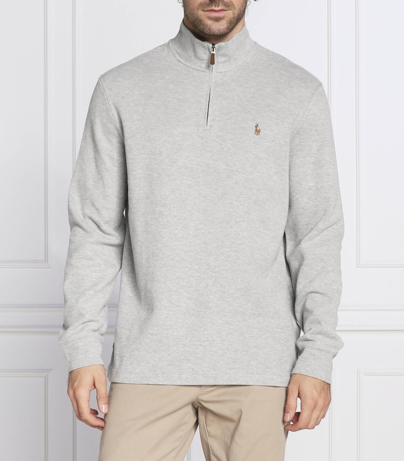 

Свитер POLO RALPH LAUREN Regular Fit, серый