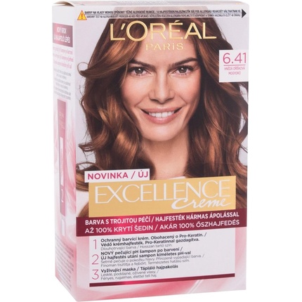 

L'Oréal Paris Excellence Creme Triple Protection №6,41 Натуральный лесной орех коричневый 48мл L'Oréal Professionnel