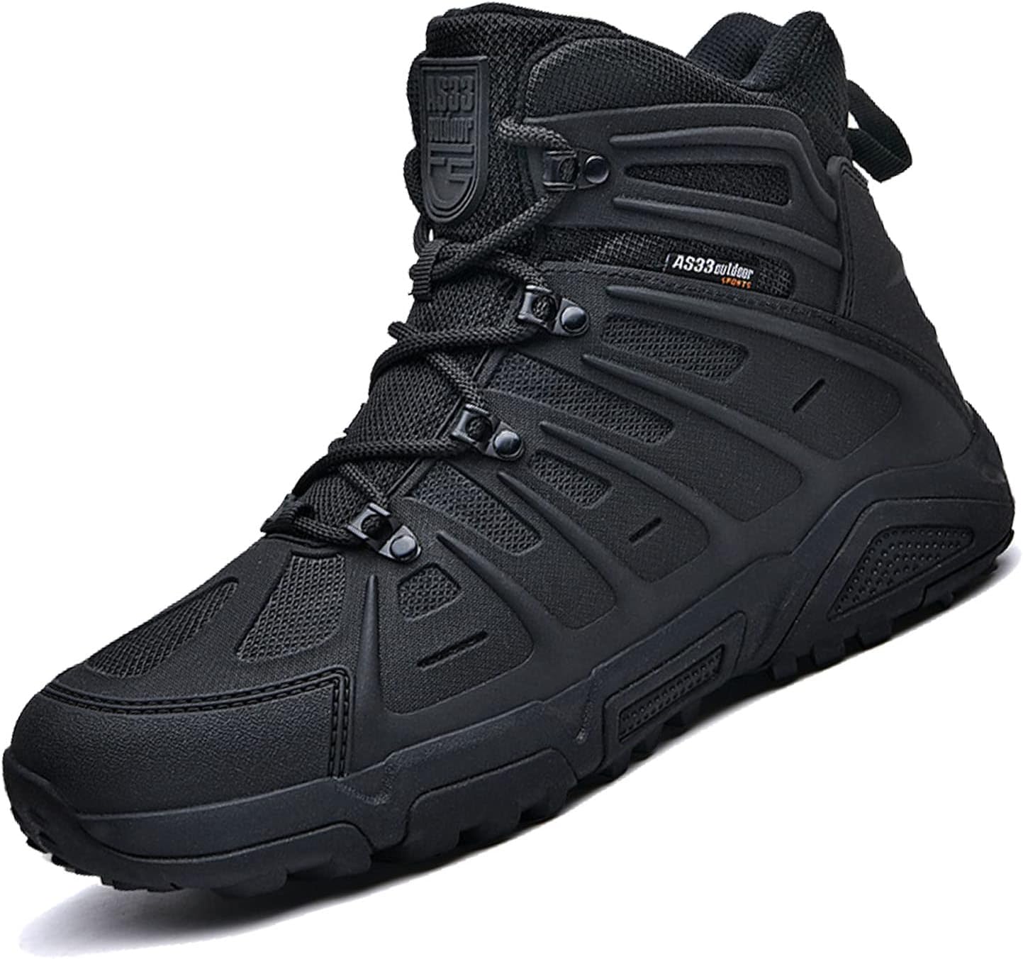 

Мужские тактические ботинки 15 см с мягким носком, кожаные ботинки для мотоцикла и боя Zivopah, черный