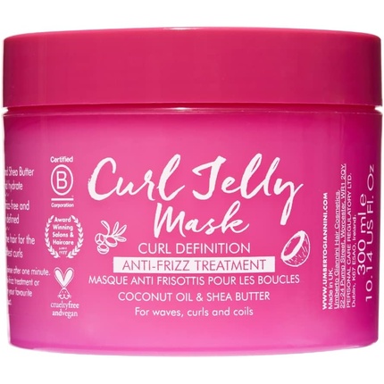 

Umberto Giannini Curl Jelly Mask 300 мл Глубоко кондиционирующий уход против вьющихся волос для вьющихся и вьющихся волос