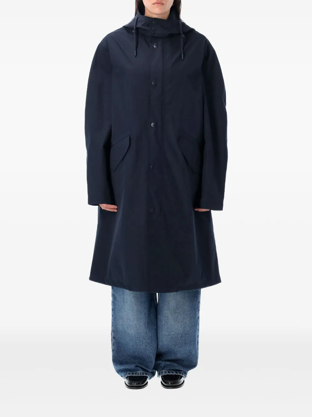 

Парка с капюшоном A.P.C., синий