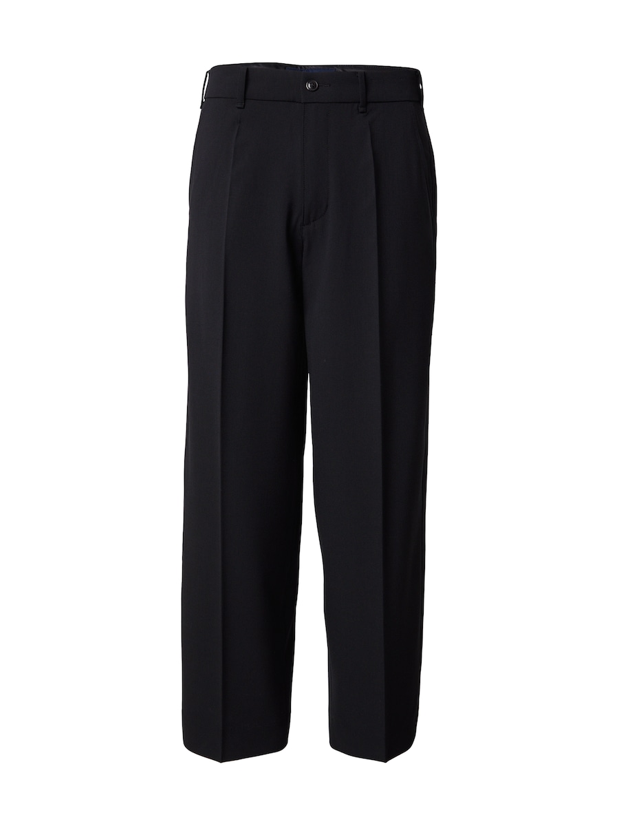 

Свободные плиссированные брюки Abercrombie & Fitch, черный