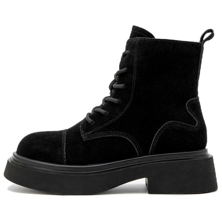 BATA Ботинки Martin женские, черно-желтые