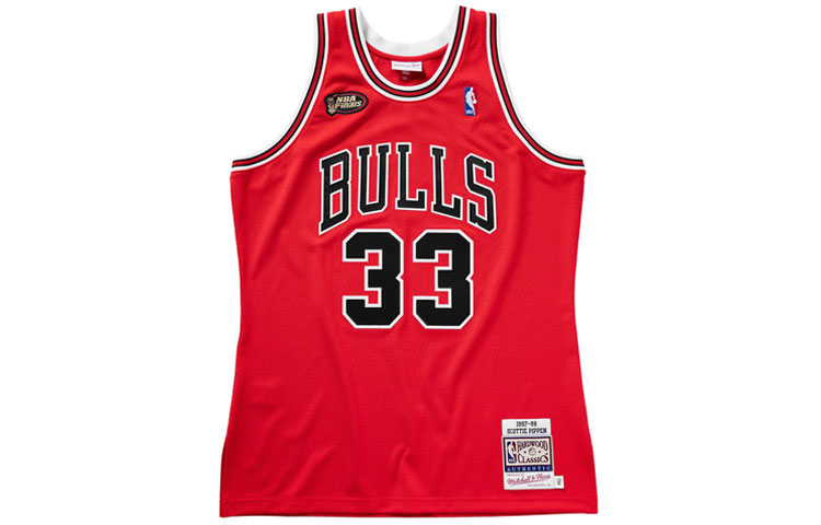 

Майка Mitchell & Ness NBA Authentic "Bulls 1997 Scottie Pippen" Mitchell Ness Красная