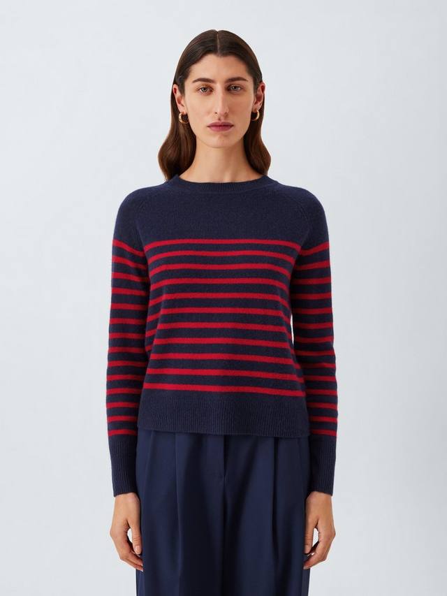 

Свитер Pace из шерсти и кашемира в полоску Marella, Navy