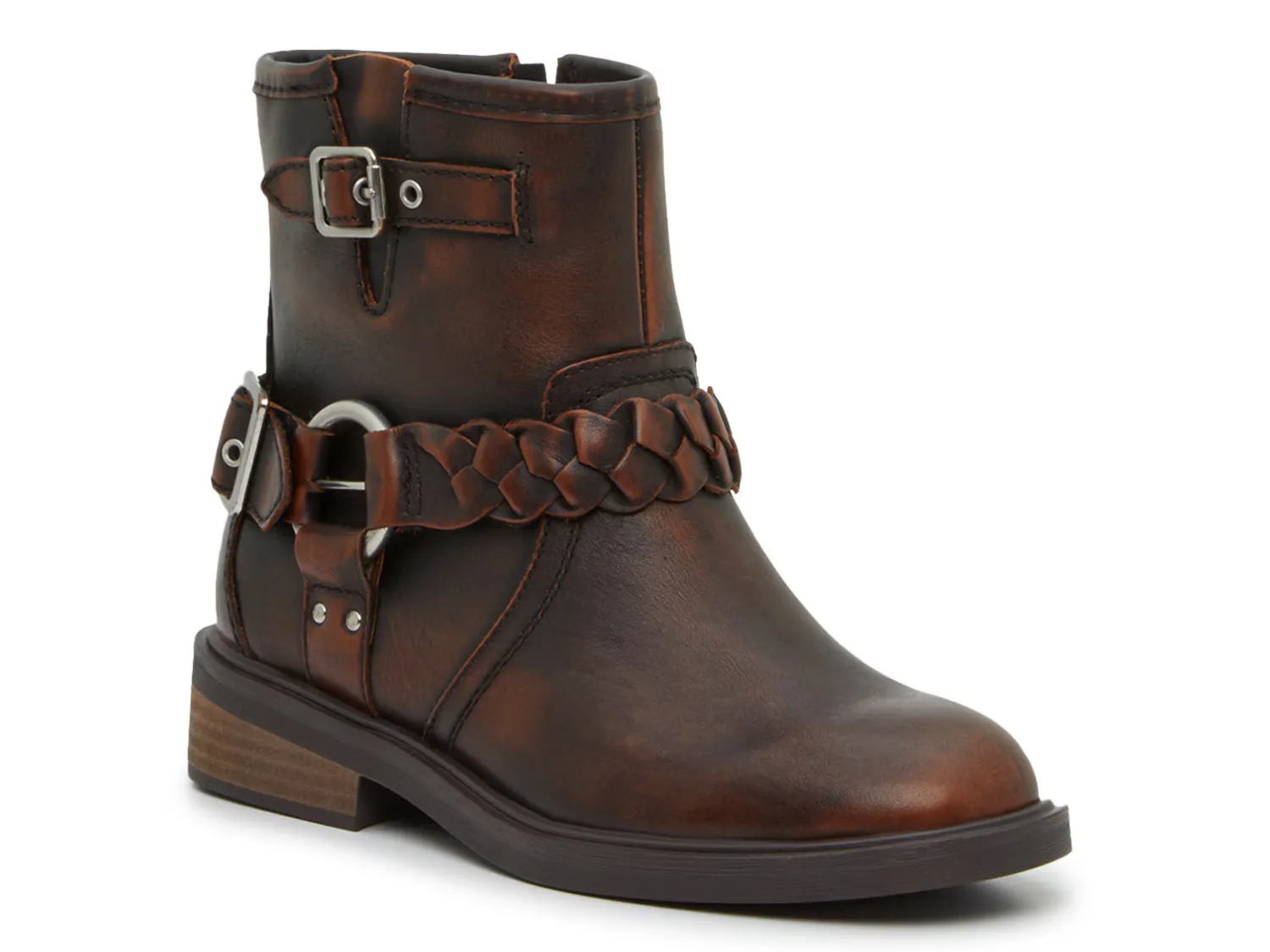 Ботильоны Willa Moto Bootie Crown Vintage, темно-коричневый