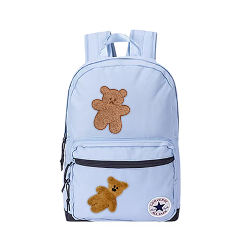 

Converse Полиэстеровый рюкзак женский светло-дымчатый голубой, 2 Pack Bear