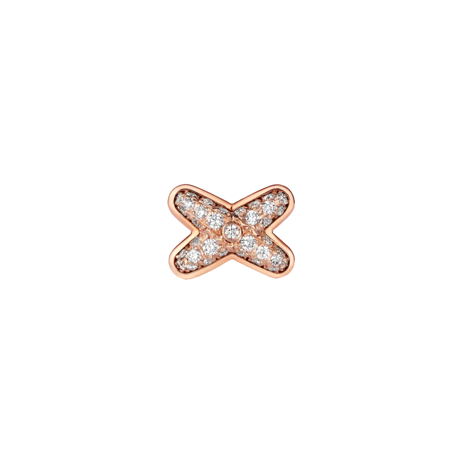 

Серьга Chaumet Jeux de liens из розового золота с бриллиантами