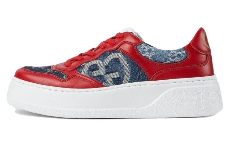 Кроссовки женские Gucci, красный / синий