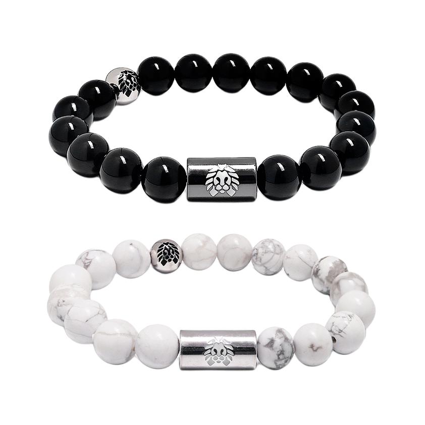 

Rastaclat Белый бирюзовый браслет с маленьким львом в китайском стиле унисекс