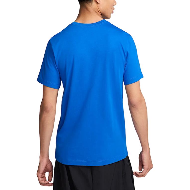 Nike Футболка мужская royal blue/white — фото 3
