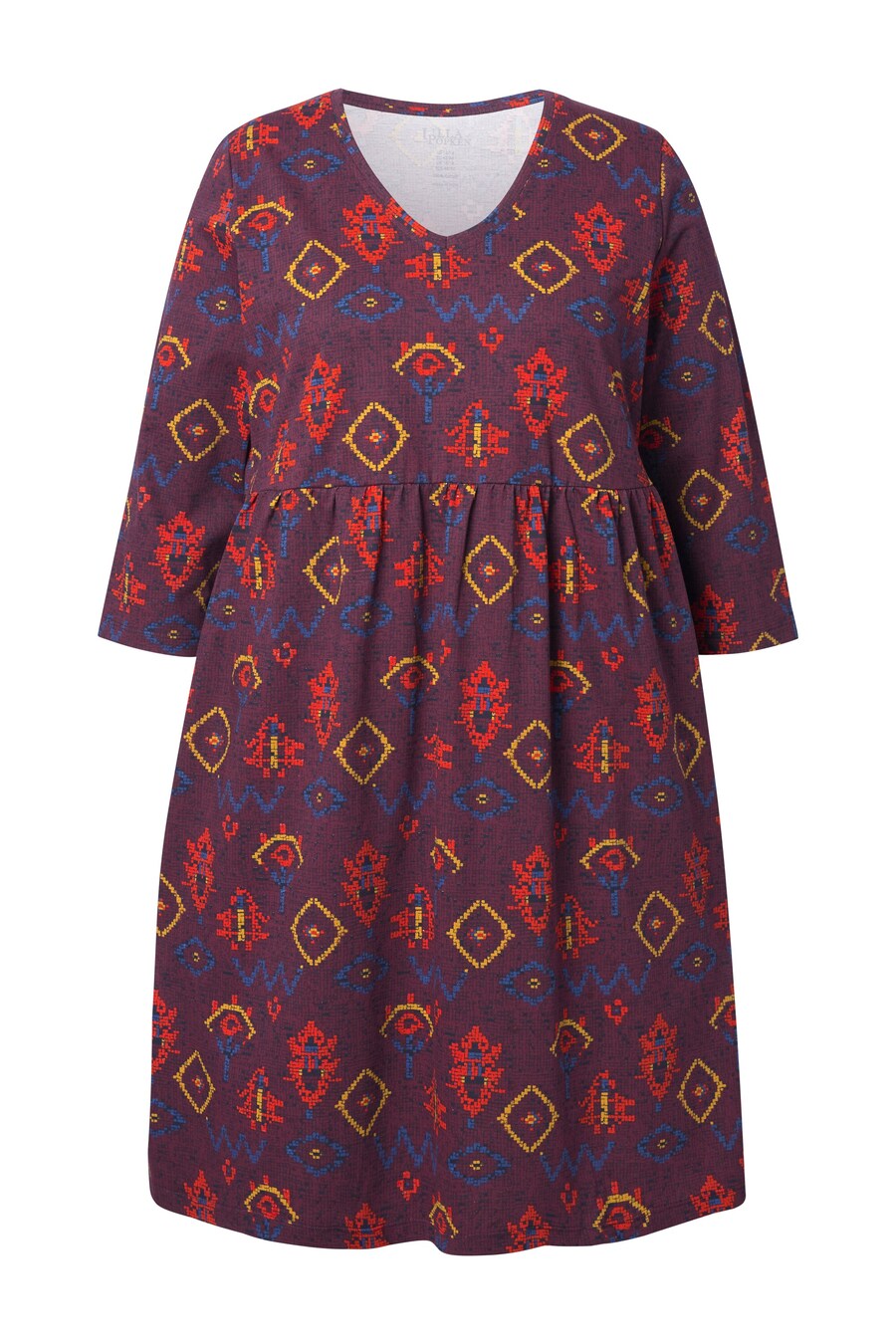 

Мини платье Ulla Popken, Wine red/Dark red