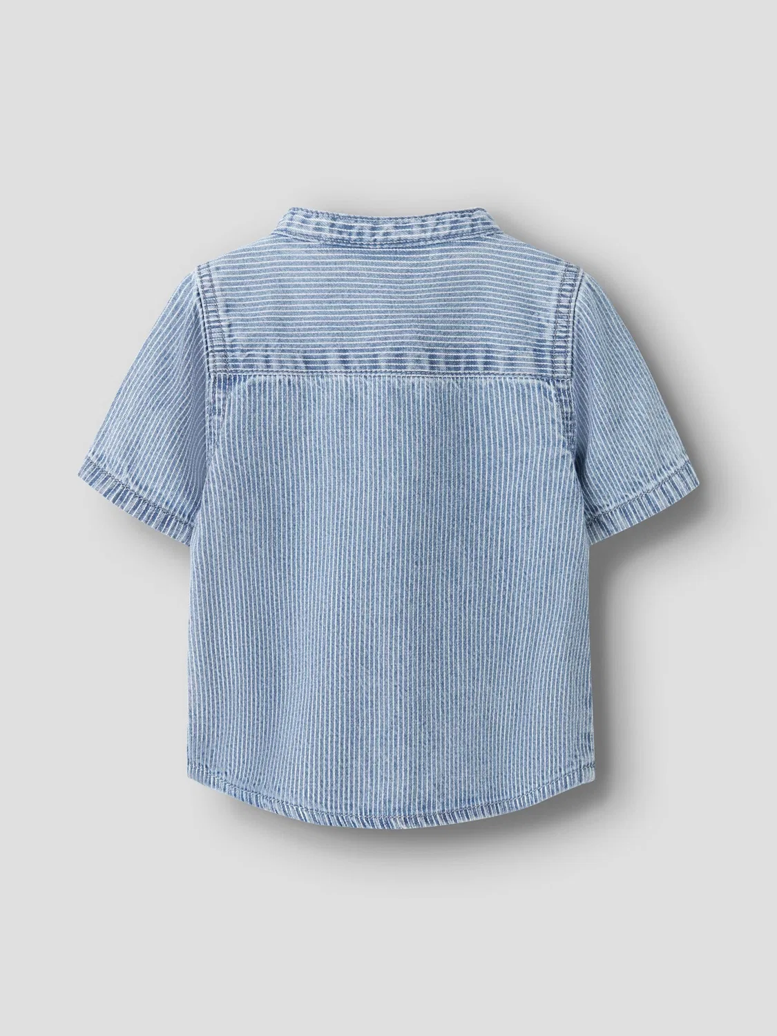 Джинсовая рубашка с нагрудным карманом, Name it, light blue denim — фото 2