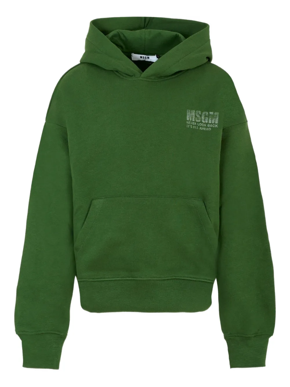 

Толстовка с логотипом MSGM Kids, зеленый