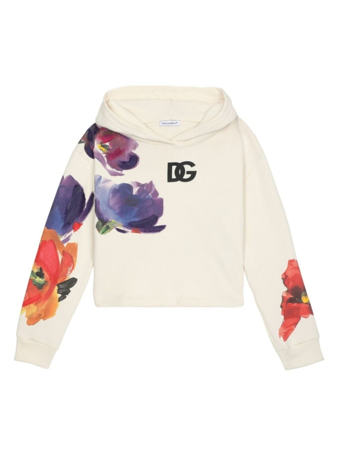

Dolce & Gabbana худи с цветочным принтом, нейтральный цвет