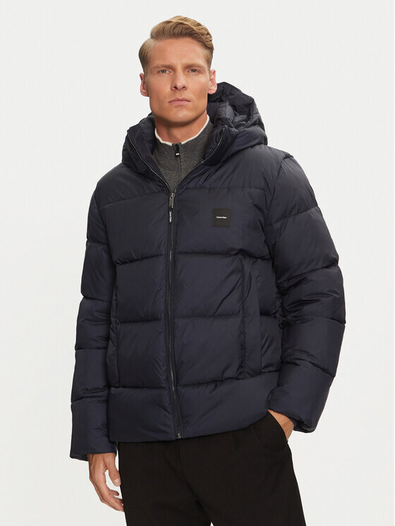 

Пуховик стандартного кроя Calvin Klein, синий