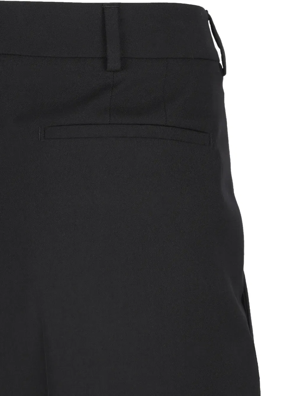 Узкие шерстяные брюки Saint Laurent, черный — фото 4