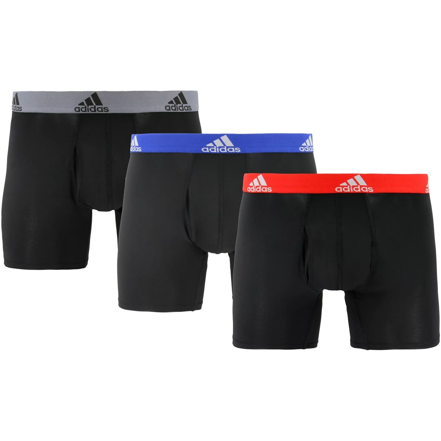 Комплект боксеров Adidas Big & Tall Performance, 3 предмета, черный