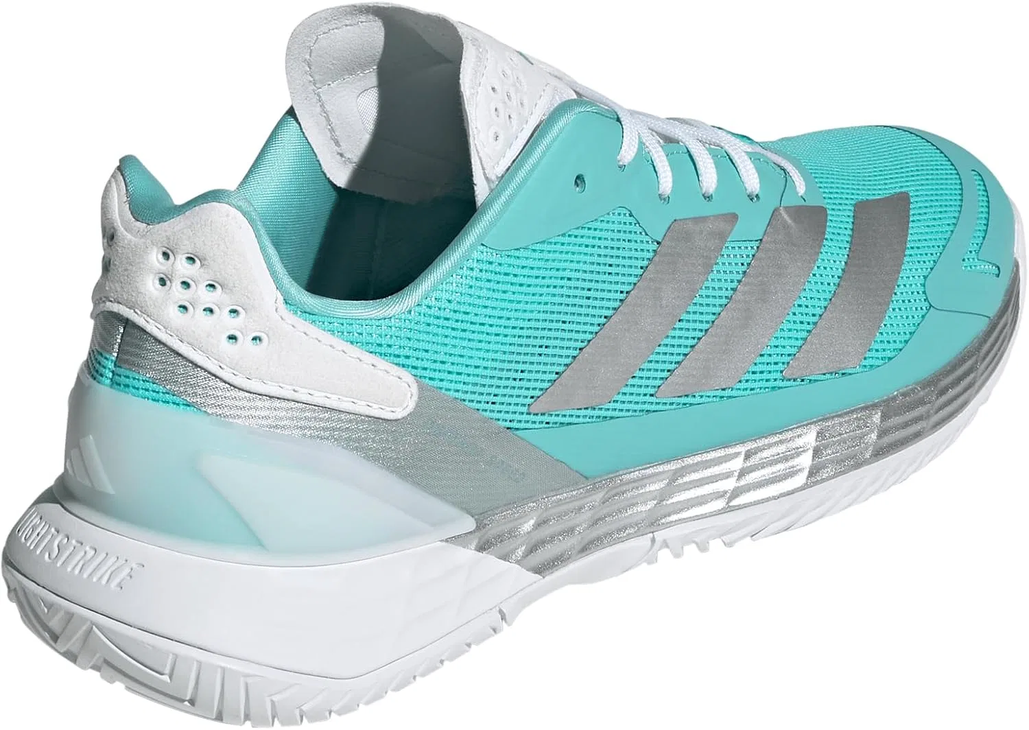 Кроссовки теннисные Adidas Defiant Speed 2, Flash Aqua/Silver Metallic/Mint Ton — фото 3