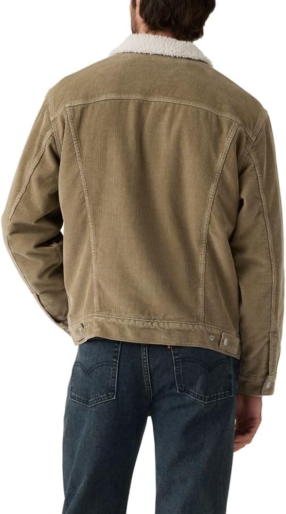 Куртка Levi's Relaxed Fit Sherpa, бежевый — фото 2