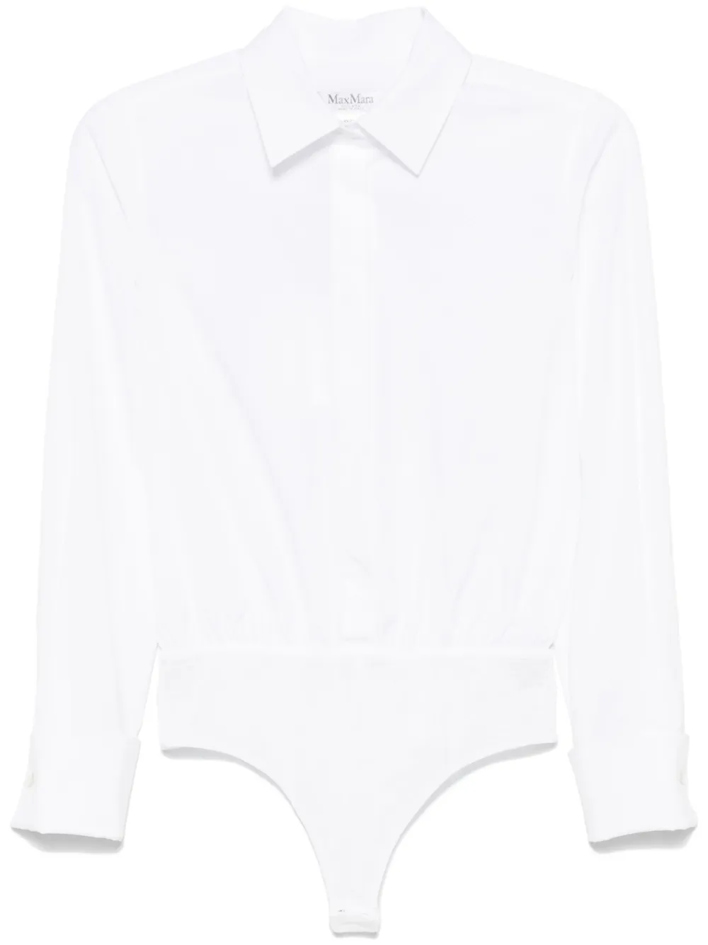 

Поплиновое боди MAX MARA, белый