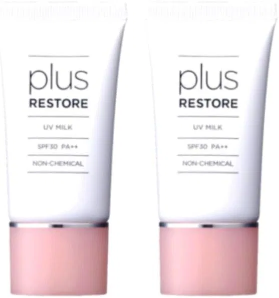 Солнцезащитное молочко Plus Restore UV Milk SPF 30 PA++ 30 г, набор 2 шт