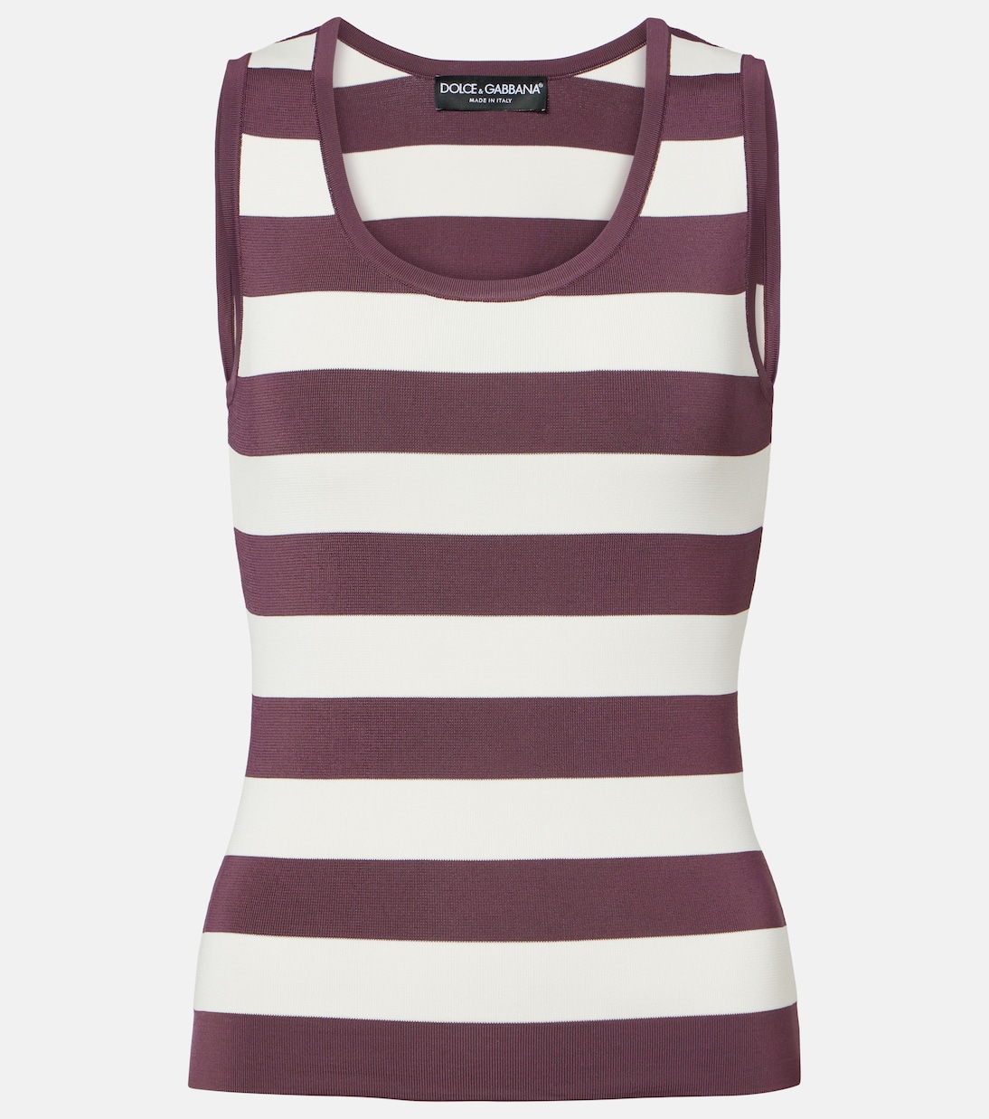 

Полосатый топ Dolce&Gabbana, Bordeaux/ Bianco
