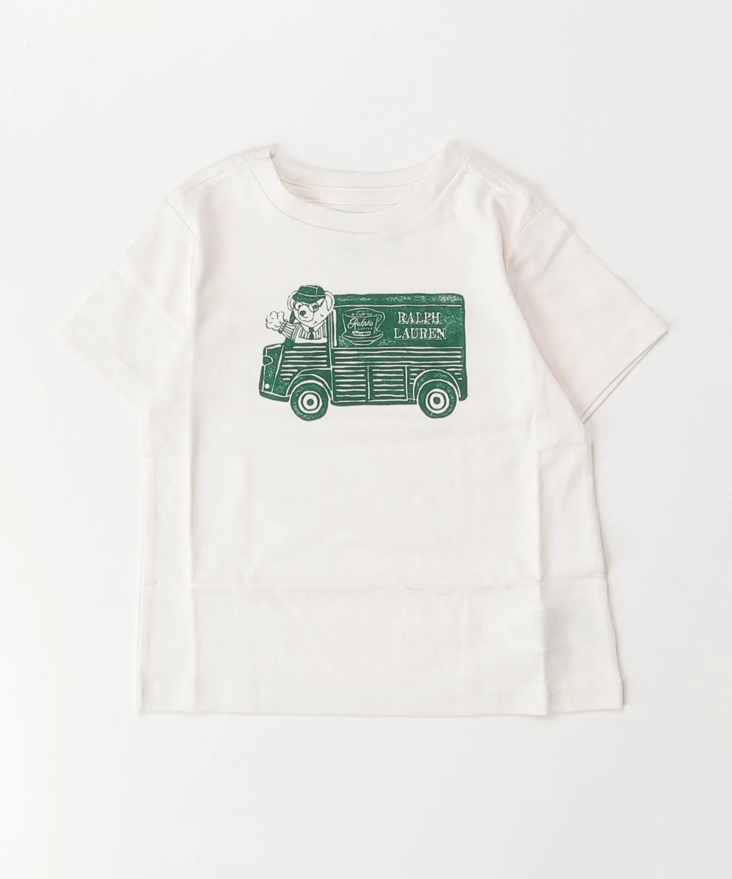Детская футболка POLO RALPH LAUREN CHILDRENSWEAR с принтом Polo Bear — фото 3