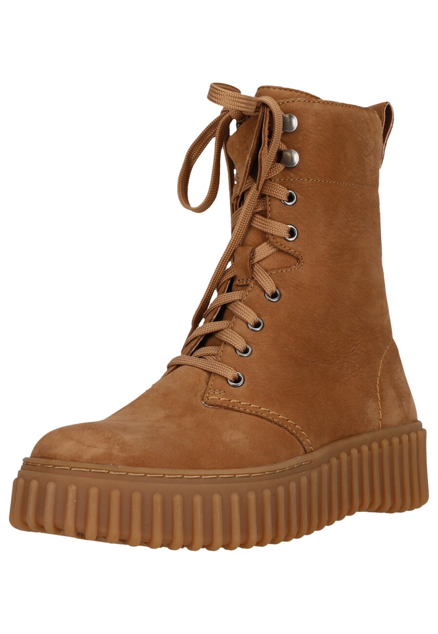 Ботинки на шнуровке CLARKS Torhill Style, Cognac