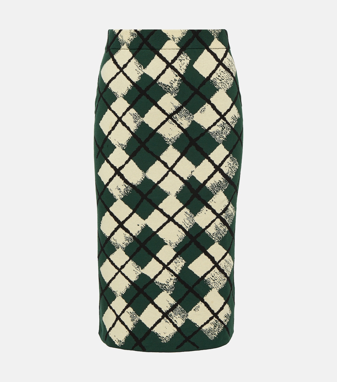 

Юбка миди из хлопка в клетку Burberry, Ivy