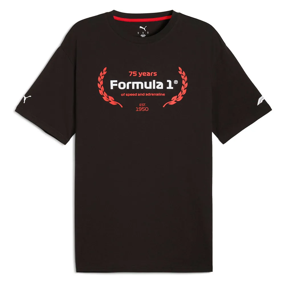 

Футболка с коротким рукавом Puma F1 Essentials Graphic, черный