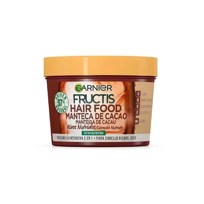 

Маска для волос fructis hair food mascarilla para el cabello con manteca de cacao Garnier, объем 390 мл
