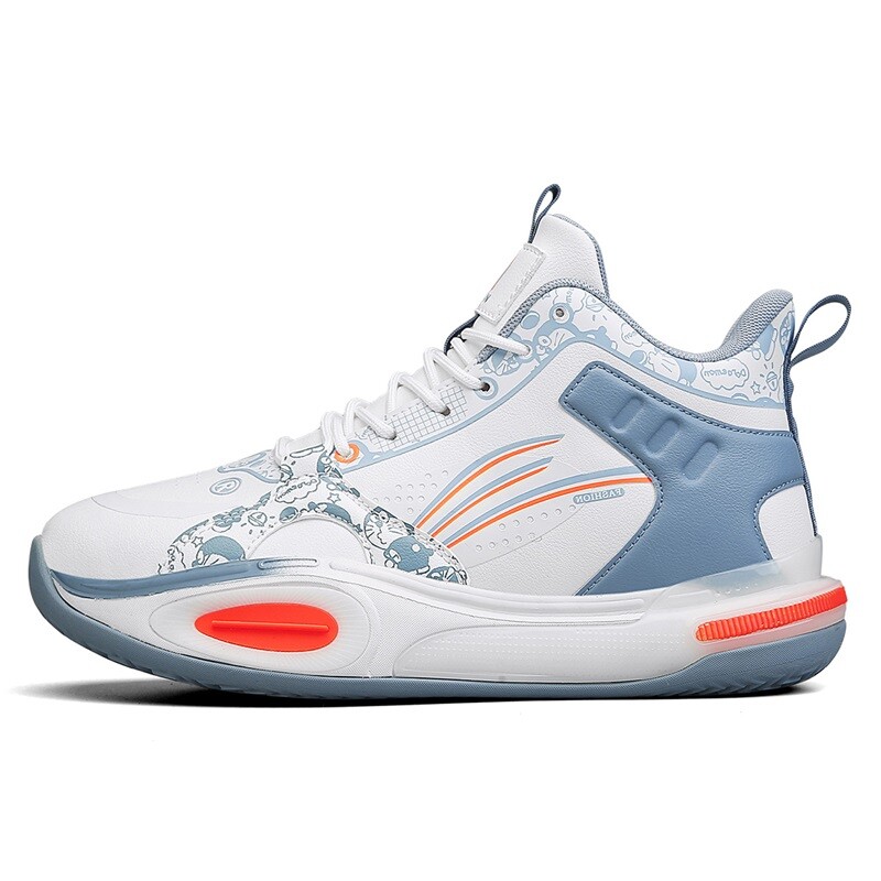 

Баскетбольные кроссовки Basketball Shoes Men Mid-Top Tomay, белый/зеленый
