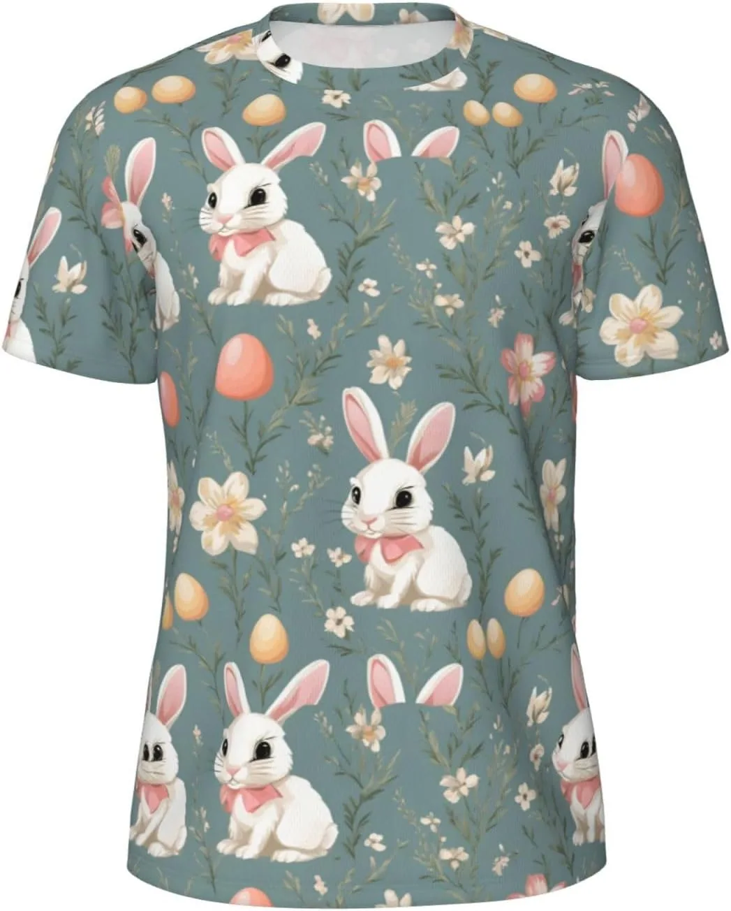 

Футболка мужская летняя с принтом Easter Bunny SDFHU