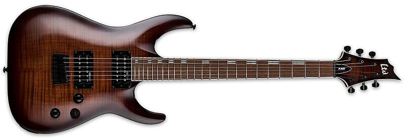 

Электрогитара 2023 ESP LTD H-200 FM - Dark Brown Sunburst