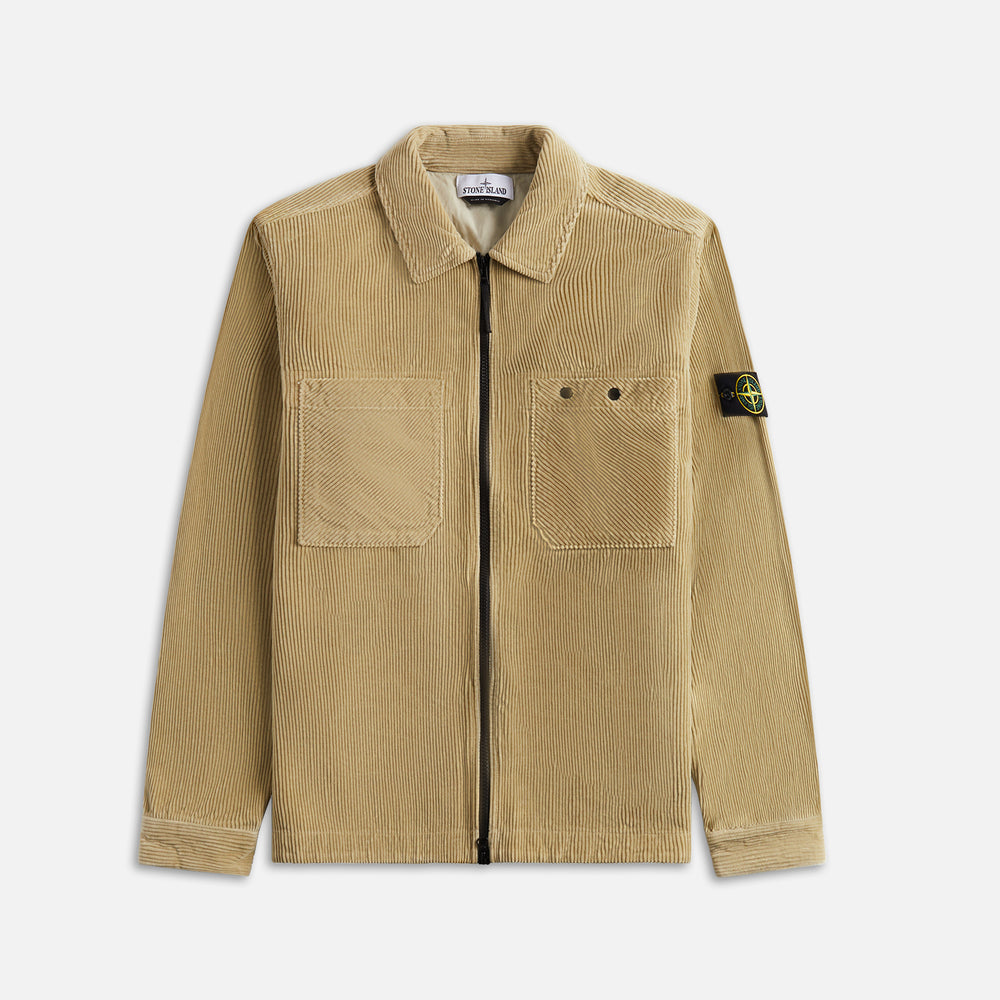 

Куртка Stone Island Corduroy Overshirt, цвет Plaster