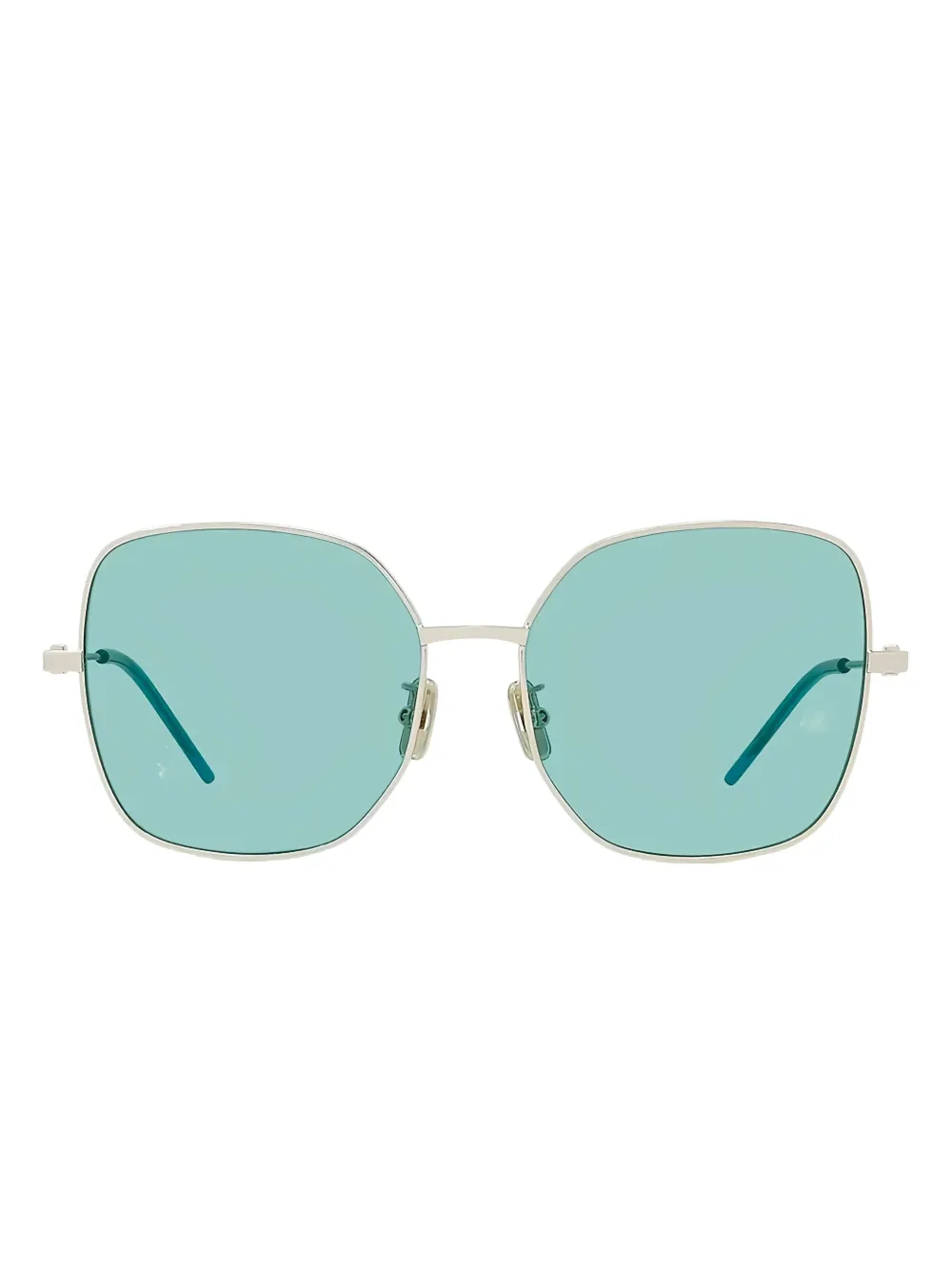 

Солнцезащитные очки в круглой оправе с отделкой дужек Givenchy Eyewear, желтый
