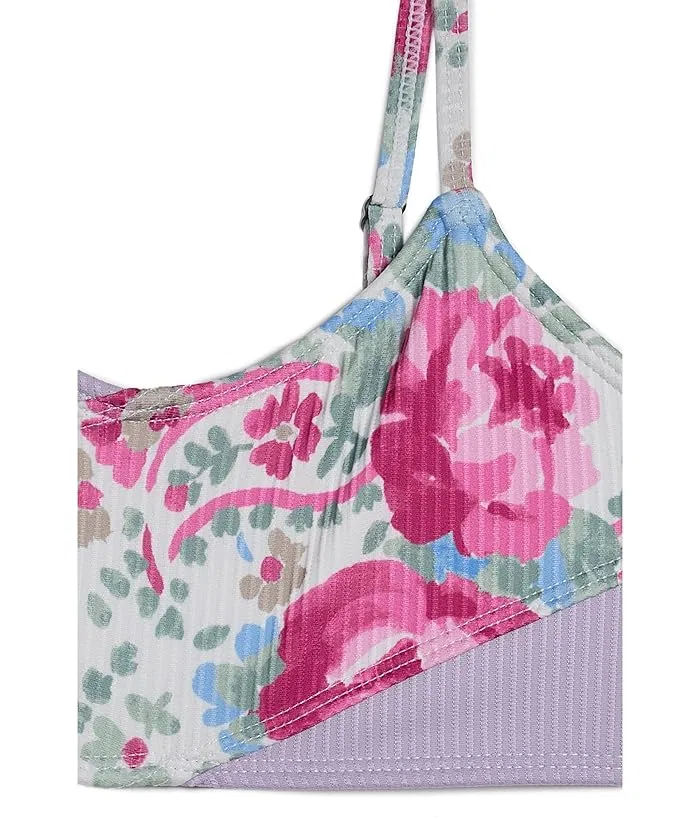 Купальник двухчастный cross wrap Abercrombie Kids, Orchid Petal — фото 3