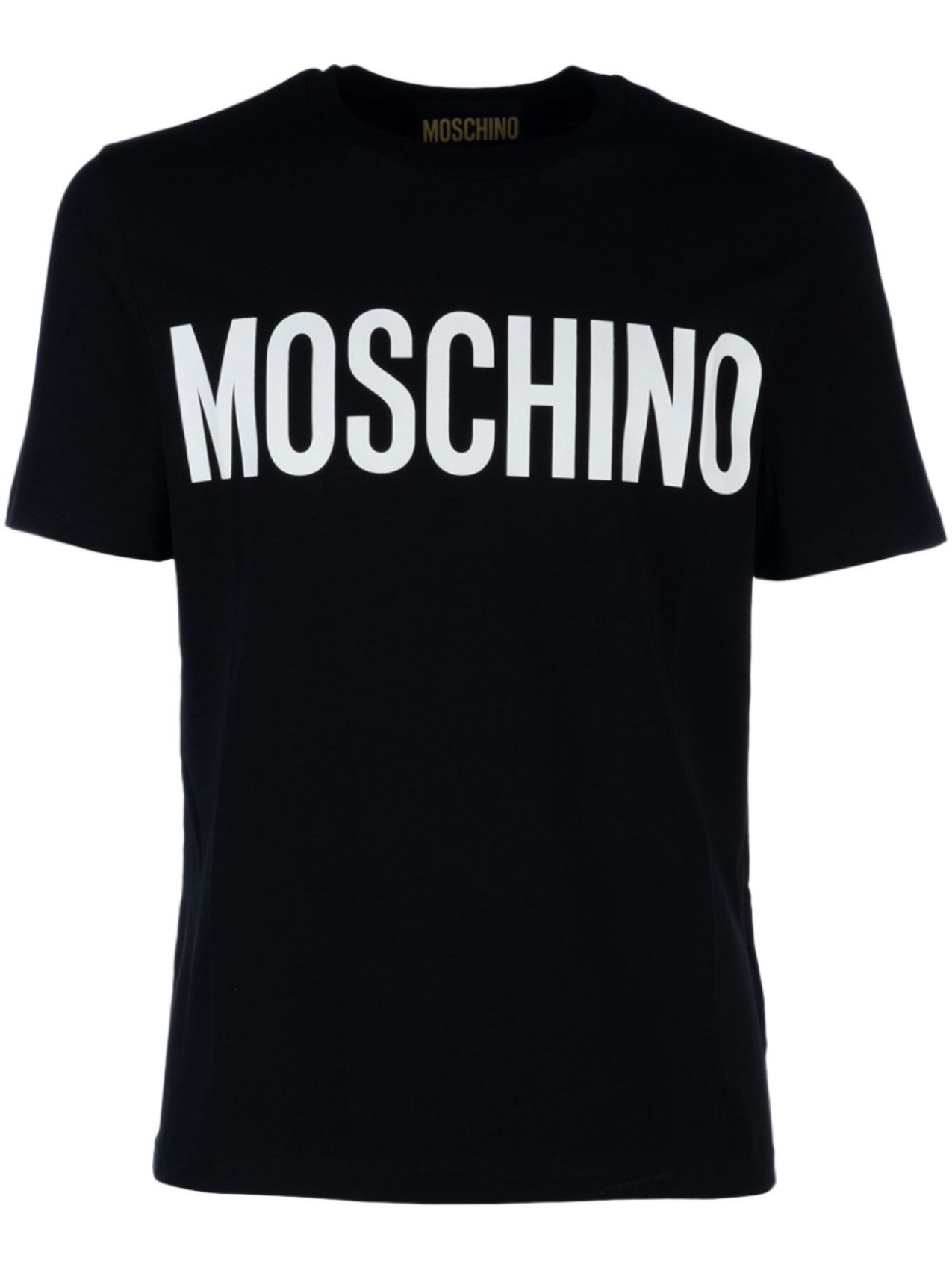 

Футболка с логотипом Moschino, черный