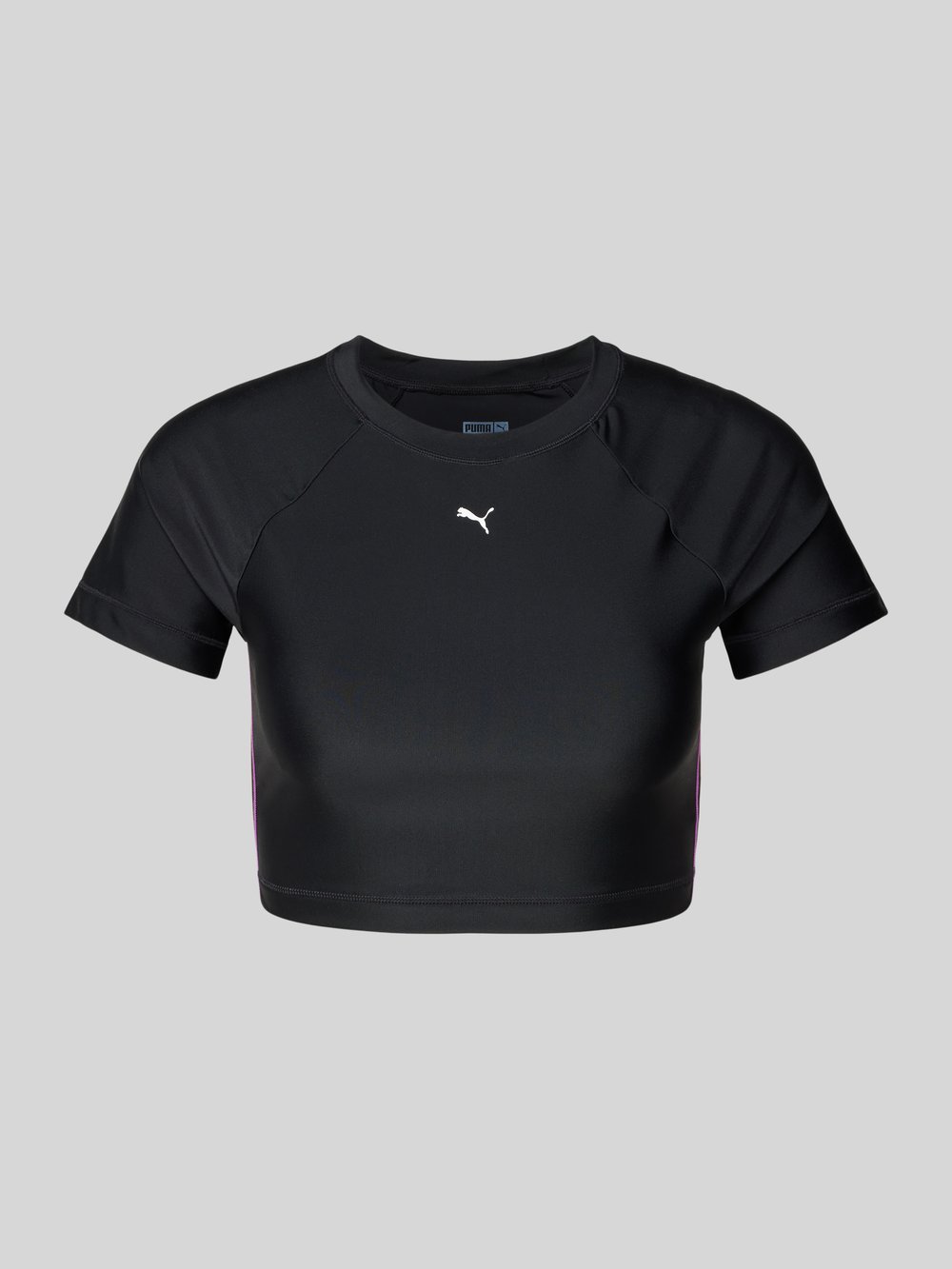 

Укороченный топ бикини с рукавами 1/2 Puma, черный