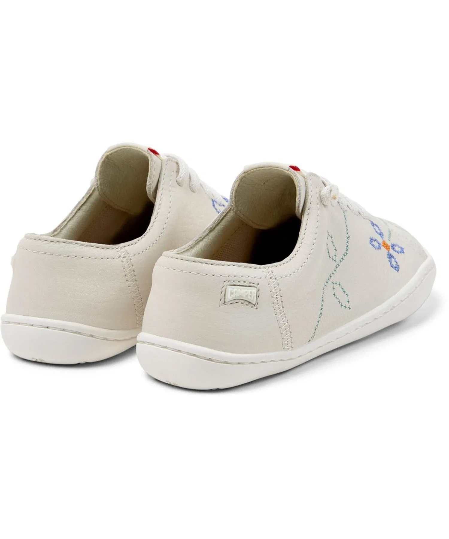 Детские кожаные кроссовки CAMPER TWINS KIDS белые — фото 3