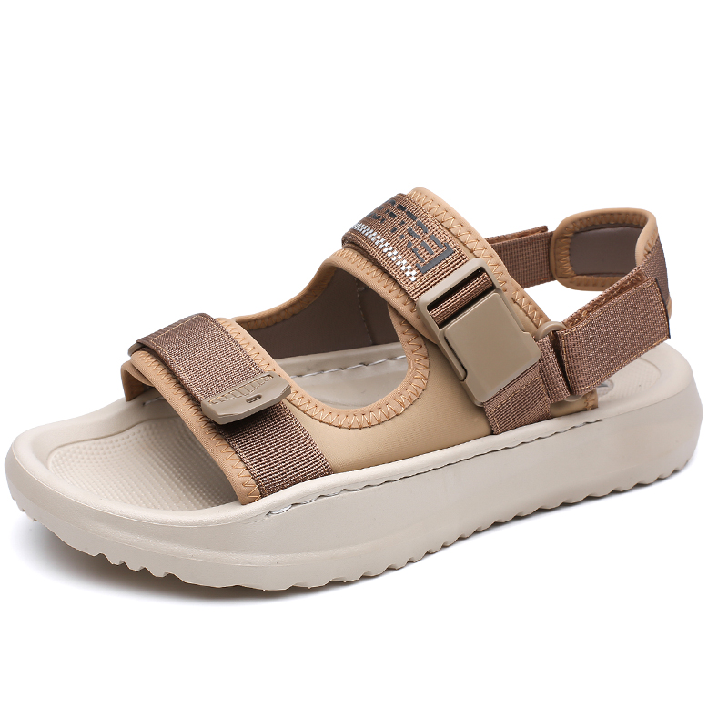 

POPULAR ROUSE PR Мужские пляжные сандалии коричневые, цвет Brown